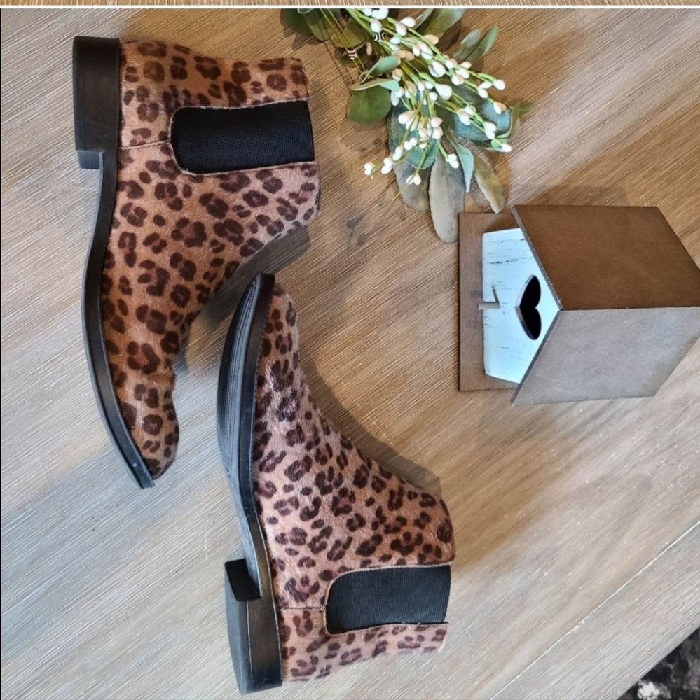 American Eagle Leopard Print Booties - image 1